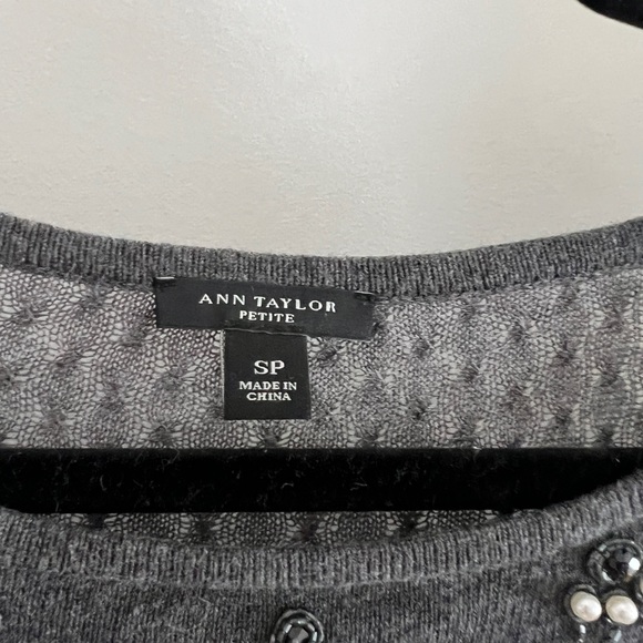 Wool with knit details - ann taylor dress - Picture 5 of 6